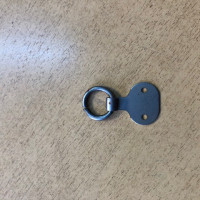 Κρεμαστάρι μεταλλικό ασημένιο 